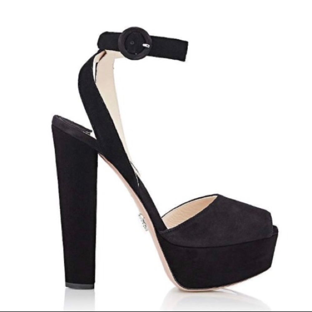 Prada Women's Suede Platform Sandals